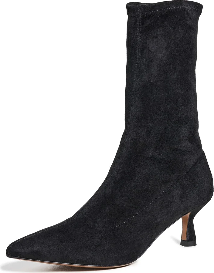 ATP Atelier Cerone Black Suede Stretch Boots