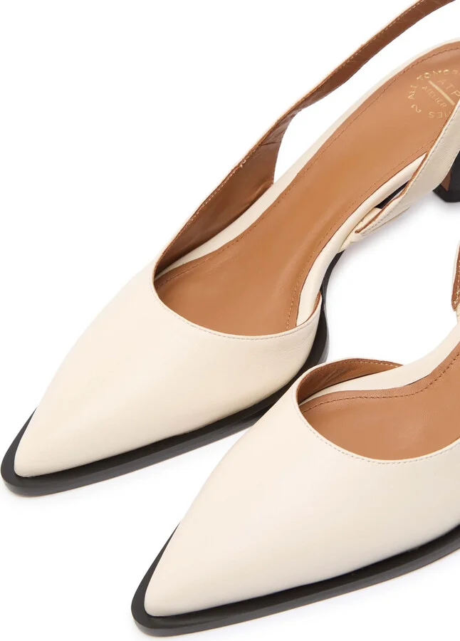 Atp Atelier Desana 60 Leather Slingback Pumps - Image 3