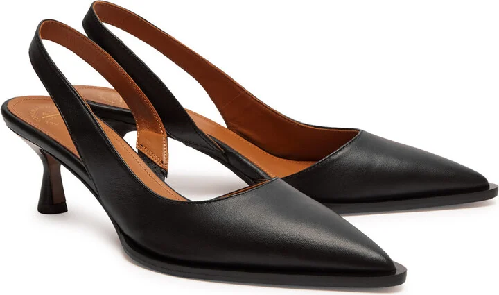 Atp Atelier Desana 60 Leather Slingback Pumps - Image 2