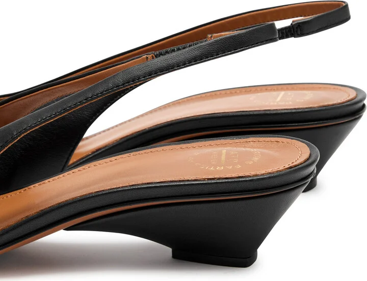 Atp Atelier Fumane 40 Leather Slingback Pumps - Image 4