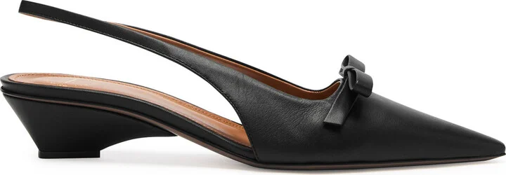 Atp Atelier Fumane 40 Leather Slingback Pumps