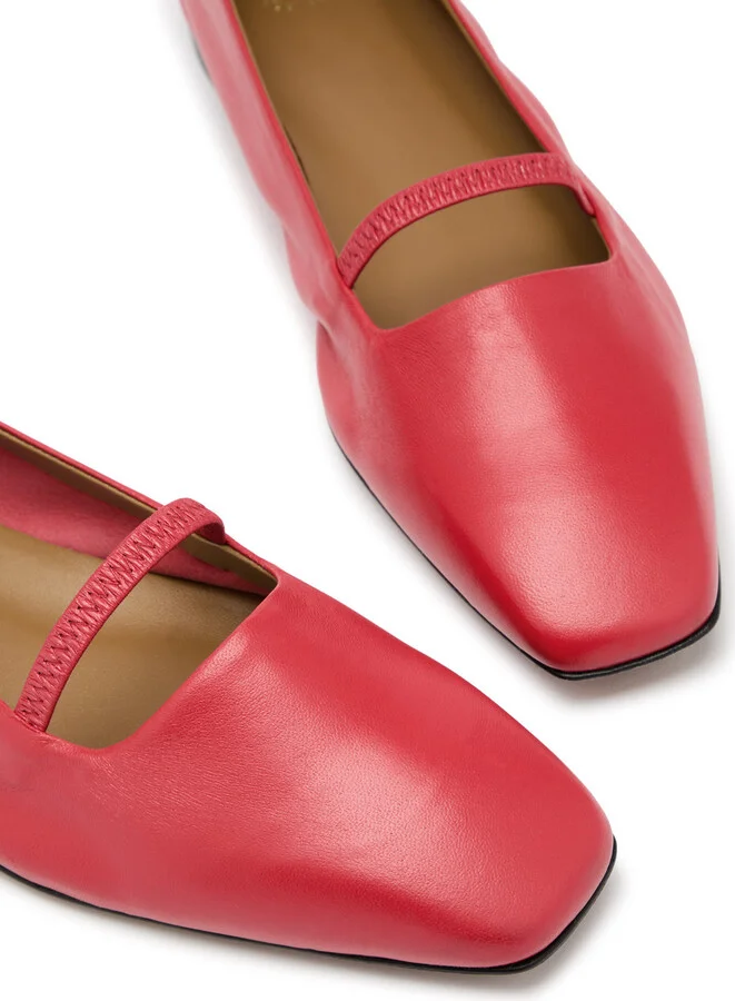 Atp Atelier Loria Leather Ballet Flats - Image 3