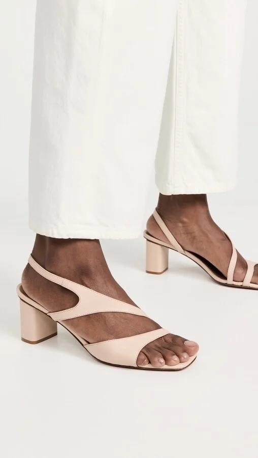 ATP Atelier Mattine Limestone Nappa Sandals - Image 3