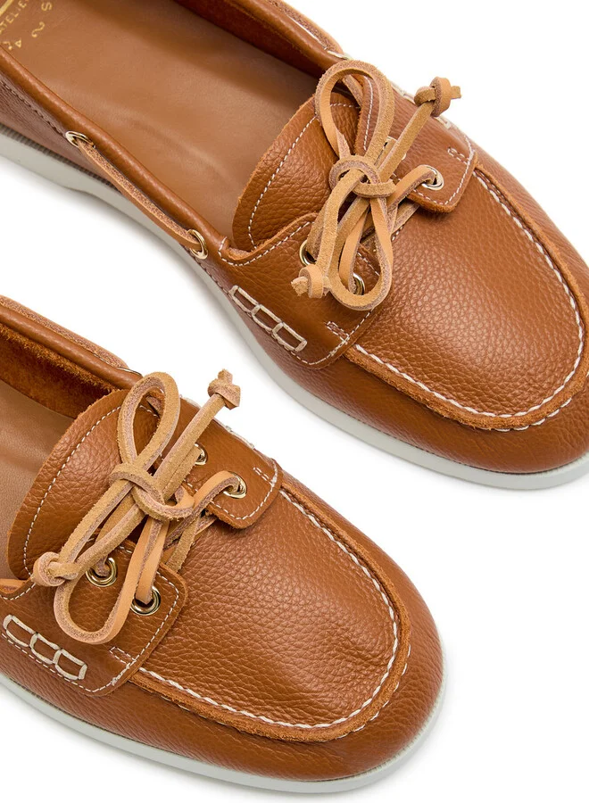Atp Atelier Nesso Grained Leather Loafers - Image 3