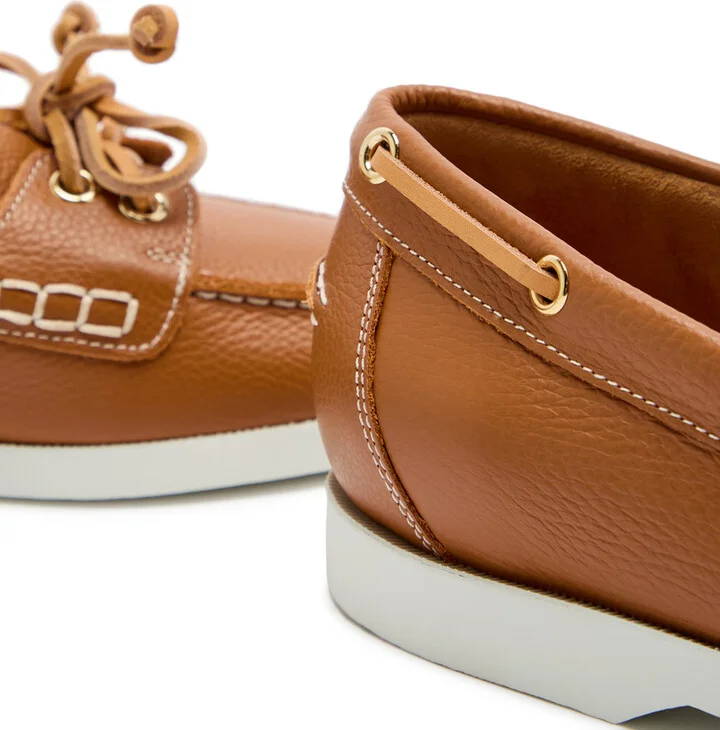Atp Atelier Nesso Grained Leather Loafers - Image 4