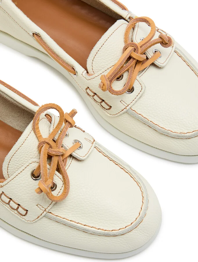 Atp Atelier Nesso Grained Leather Loafers - Image 3