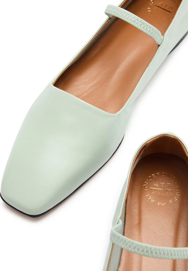 Atp Atelier Petina Leather Ballet Flats - Image 3