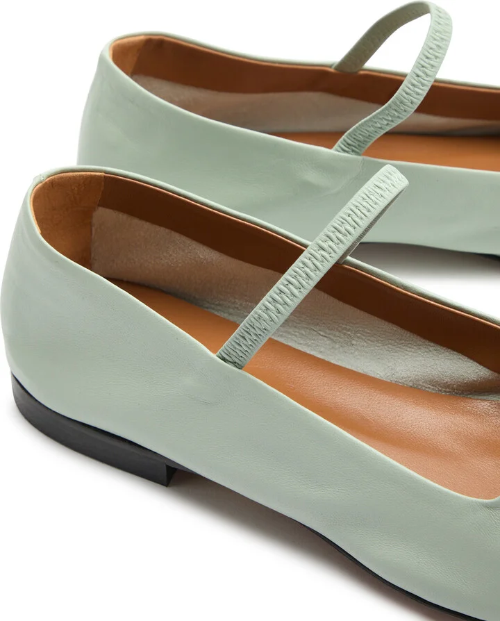 Atp Atelier Petina Leather Ballet Flats - Image 4