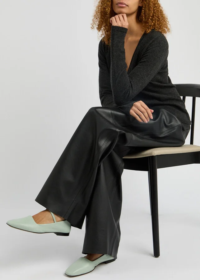 Atp Atelier Petina Leather Ballet Flats - Image 5
