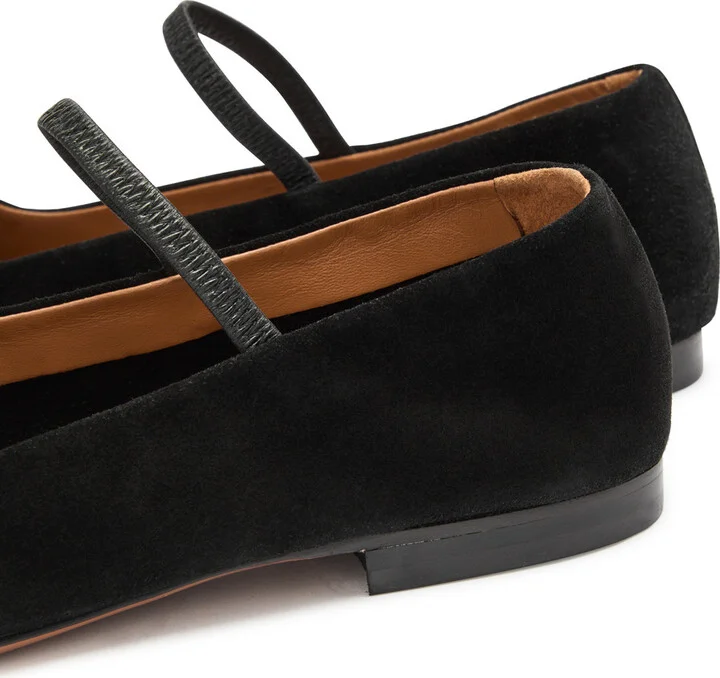 Atp Atelier Petina Suede Mary Jane Flats - Image 4