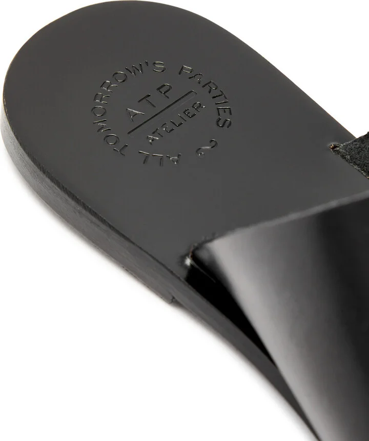 Atp Atelier Rosa Leather Thong Sandals - Image 4