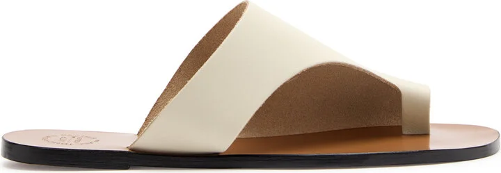 Atp Atelier Rosa Leather Thong Sandals