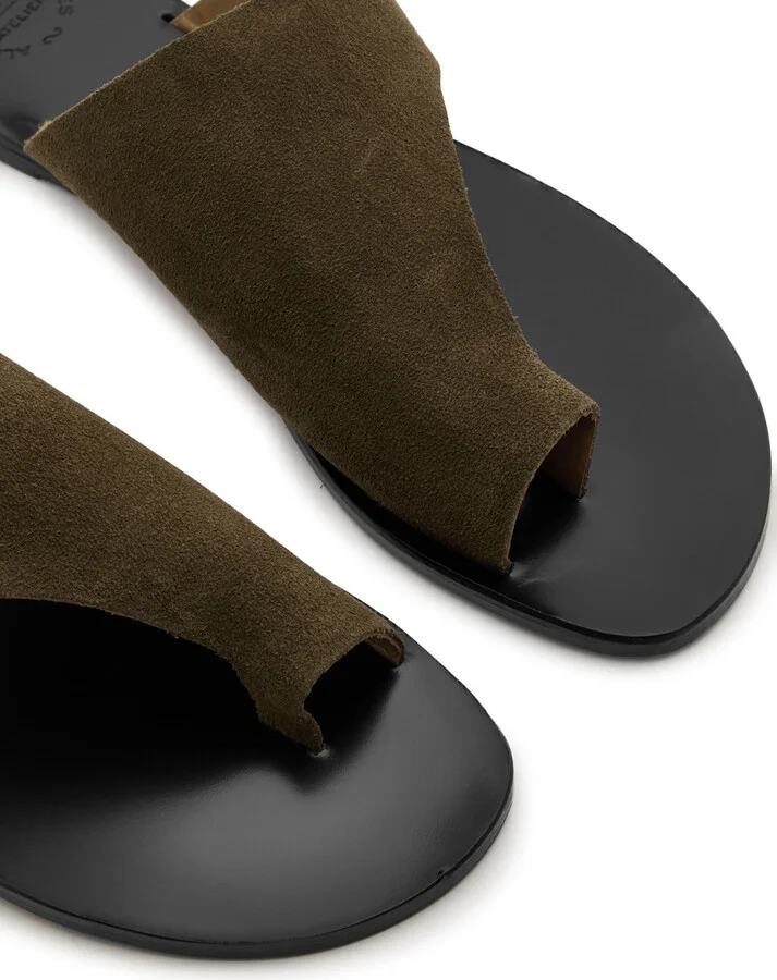 Atp Atelier Rosa Suede Thong Sandals - Image 3