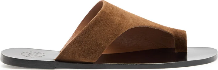 Atp Atelier Rosa Suede Thong Sandals