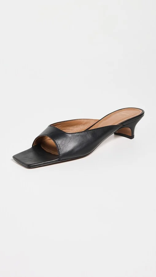 ATP Atelier Tavenna Black Nappa Sandals - Image 2