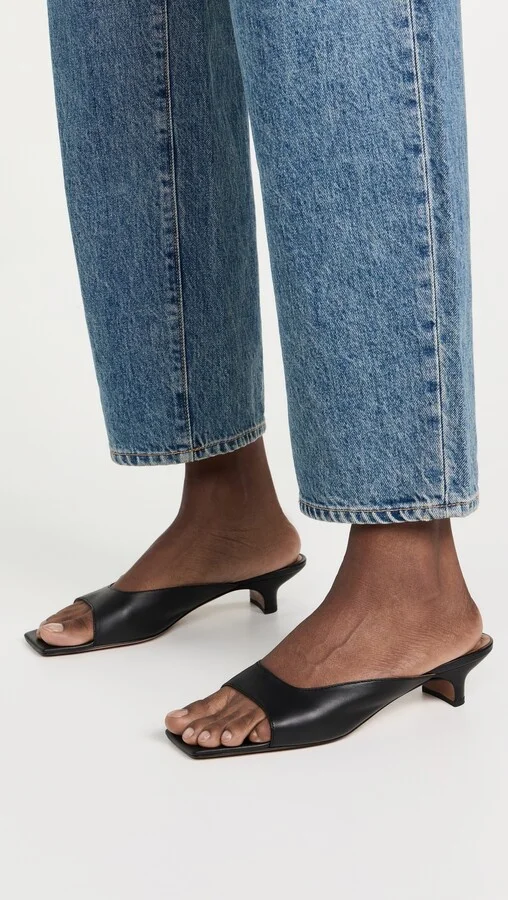 ATP Atelier Tavenna Black Nappa Sandals - Image 5