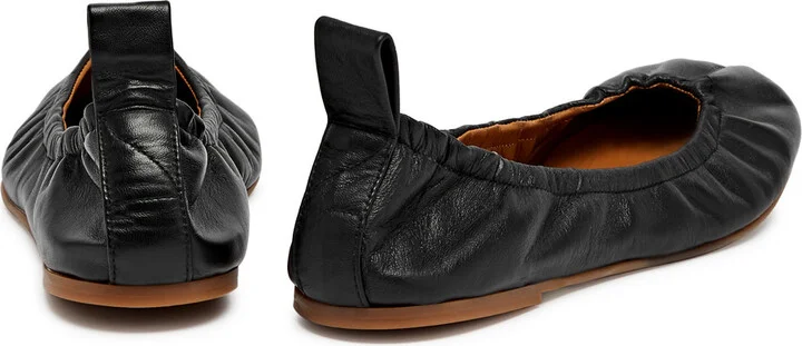 Atp Atelier Teano Leather Ballet Flats - Image 3