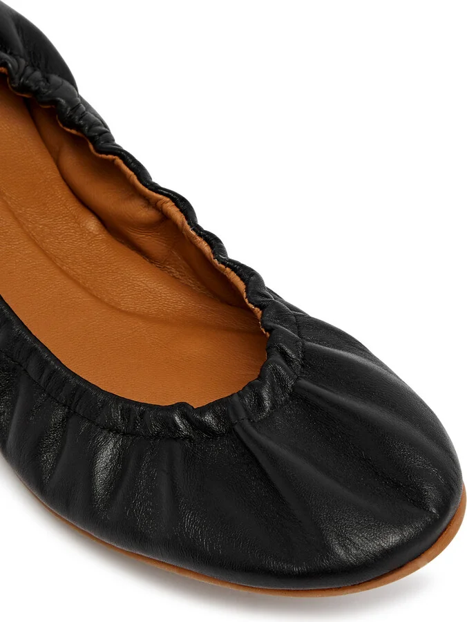 Atp Atelier Teano Leather Ballet Flats - Image 4