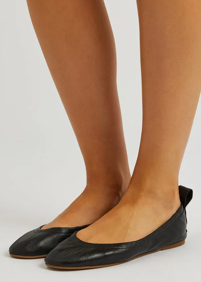Atp Atelier Teano Leather Ballet Flats - Image 5