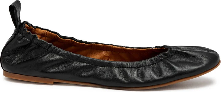 Atp Atelier Teano Leather Ballet Flats