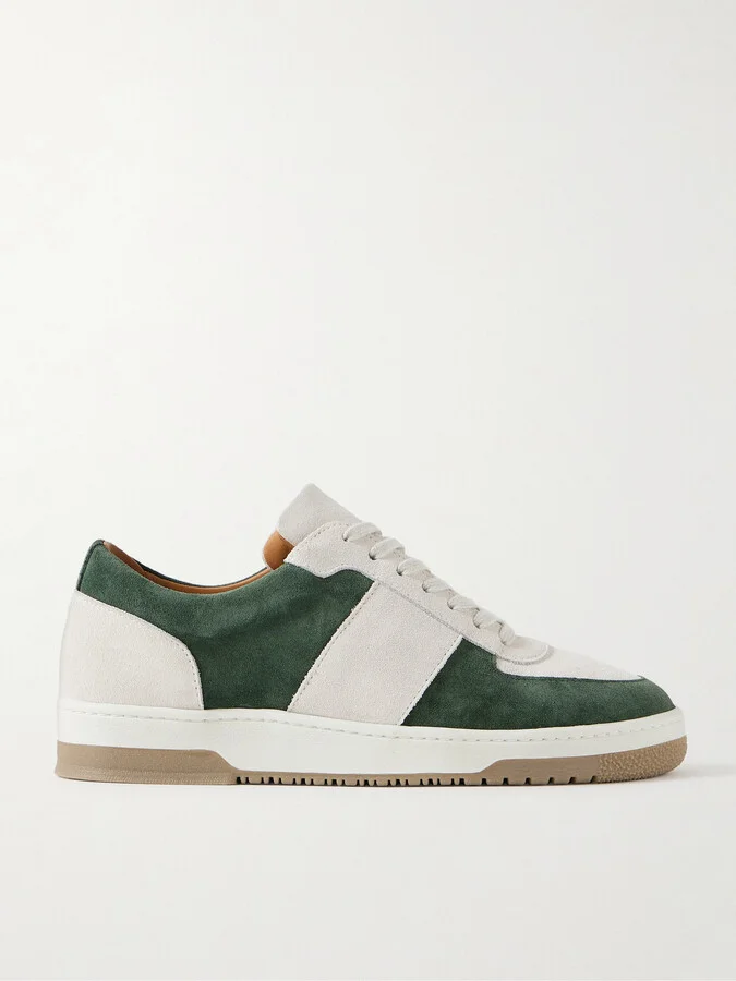 Atticus Colour-Block Suede Sneakers
