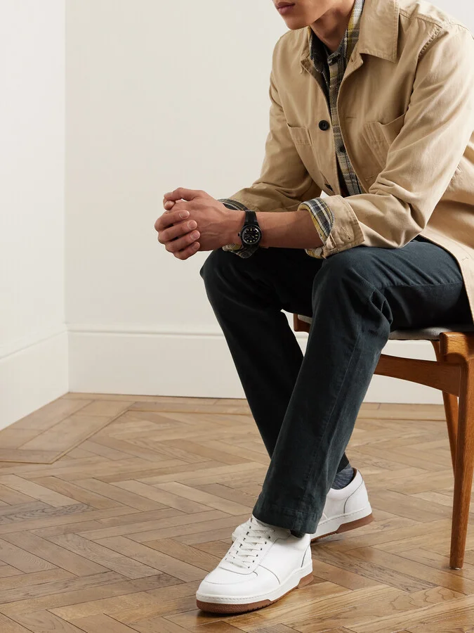 Atticus Full-Grain Leather Sneakers - Image 2