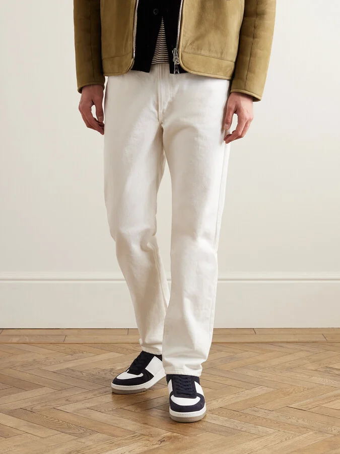 Atticus Suede and Full-Grain Leather Sneakers - Image 2
