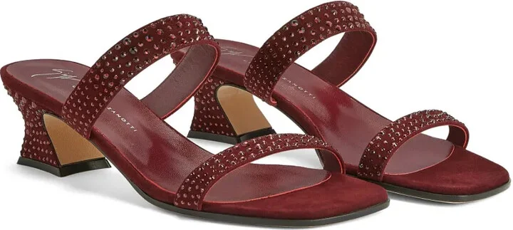 Aude Strass 45mm rhinestone sandals - Image 2
