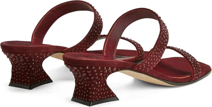 Aude Strass 45mm rhinestone sandals - Image 3