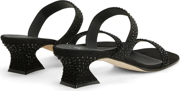 Aude Strass 45mm rhinestone sandals - Image 3