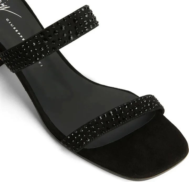 Aude Strass 45mm rhinestone sandals - Image 4