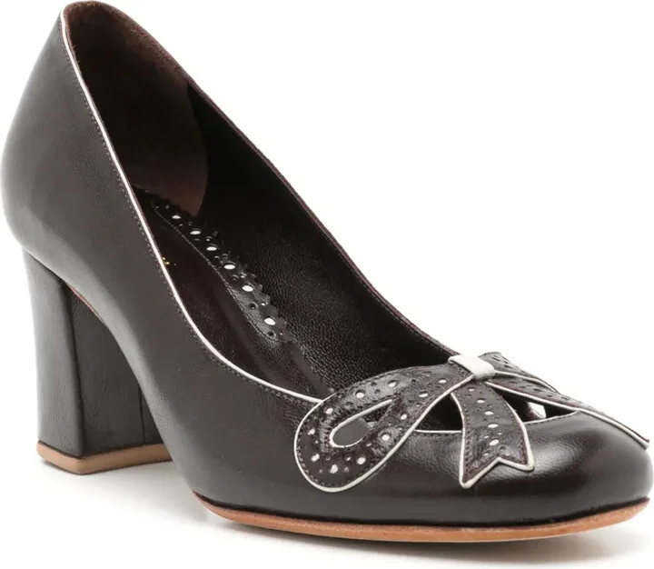 Audrey 55mm leather pumps - Image 2