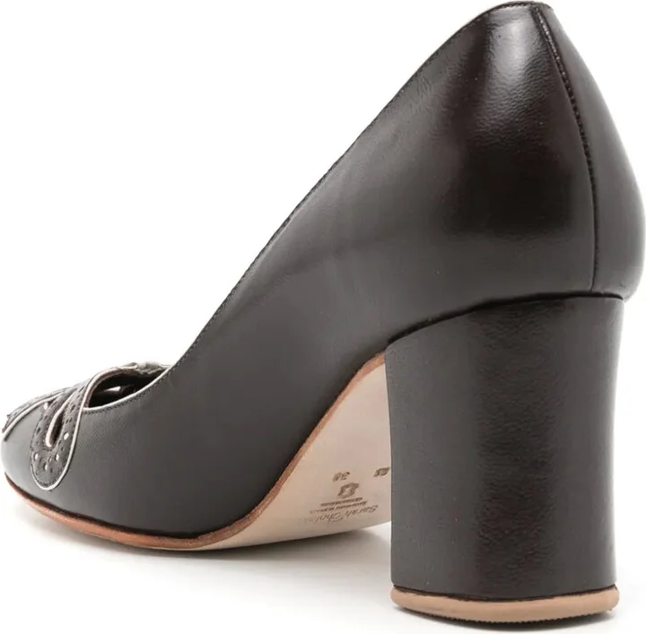 Audrey 55mm leather pumps - Image 3