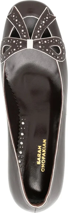 Audrey 55mm leather pumps - Image 4