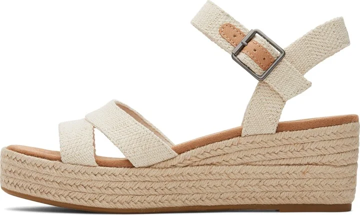 Audrey Ankle Strap Espadrille Platform Wedge Sandal - Image 9