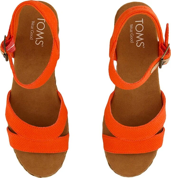 Audrey Ankle Strap Espadrille Platform Wedge Sandal - Image 4
