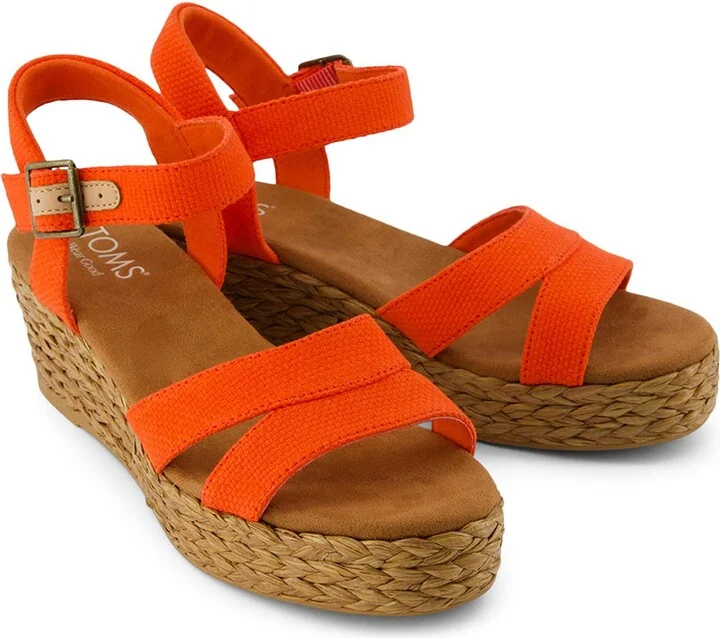 Audrey Ankle Strap Espadrille Platform Wedge Sandal - Image 6
