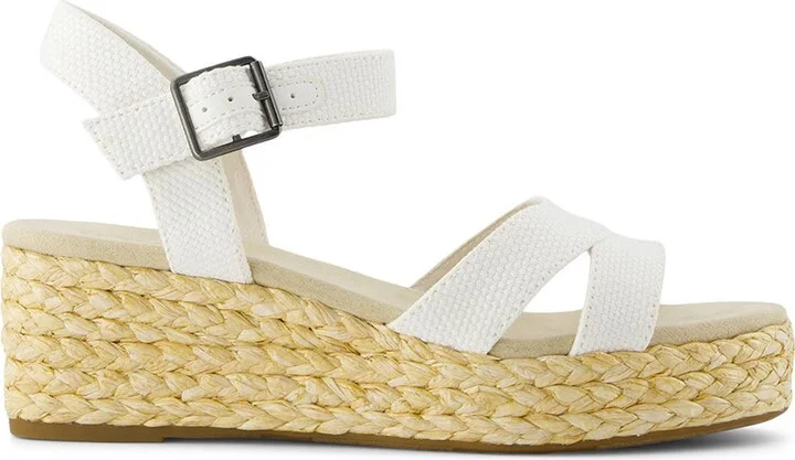 Audrey Ankle Strap Espadrille Platform Wedge Sandal - Image 9