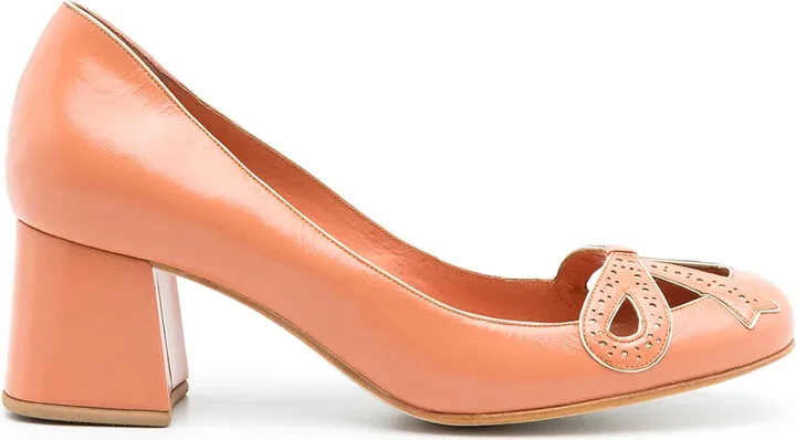 Audrey leather pumps