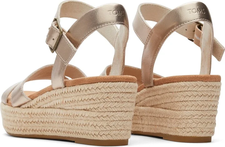 Audrey Metallic Wedge Sandal - Image 5