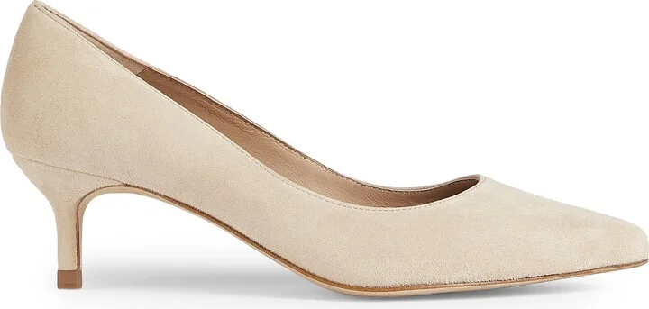 Audrey Pointed Toe Kitten Heel Pump - Image 2