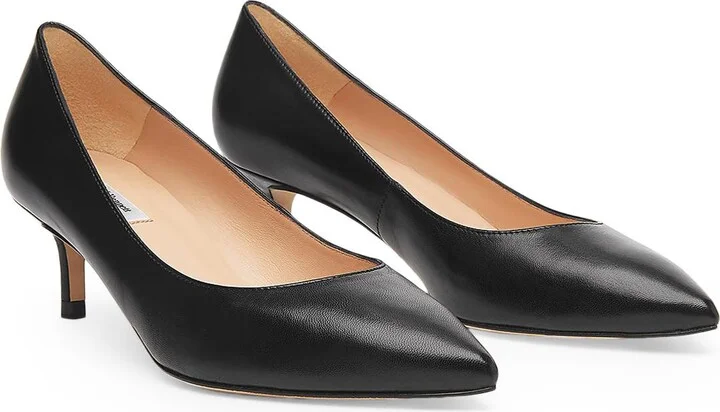 Audrey Pointed Toe Kitten Heel Pump
