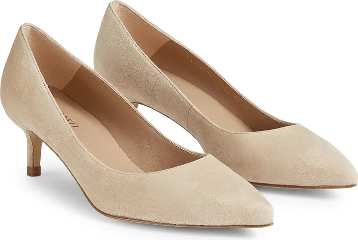 Audrey Pointed Toe Kitten Heel Pump