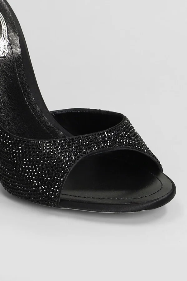 Audrey Sandals In Black Leather - Image 5