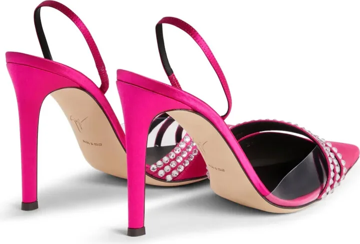 Audrine 105mm leather pumps - Image 3