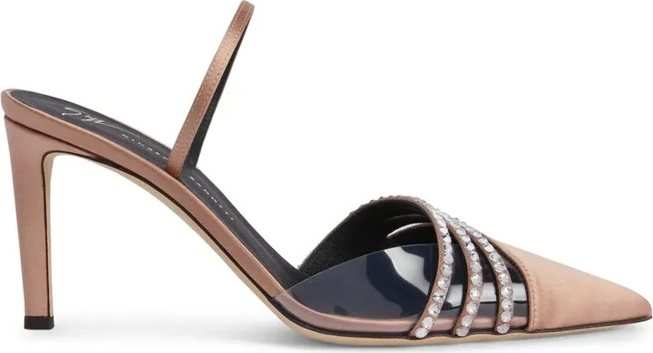 Audrine satin 85mm pumps