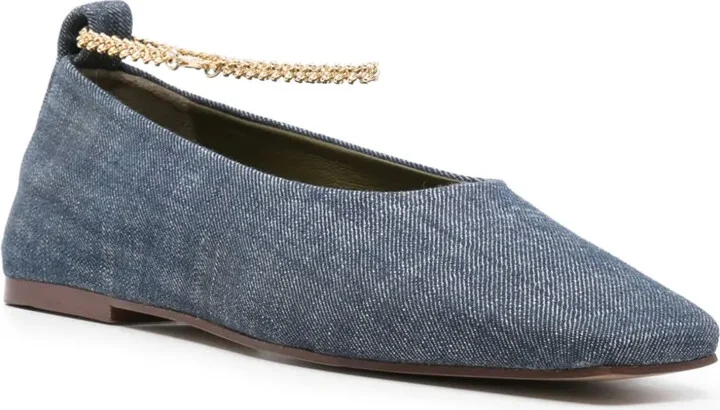 Augusta denim ballerina shoes - Image 2