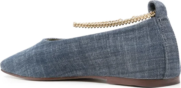 Augusta denim ballerina shoes - Image 3