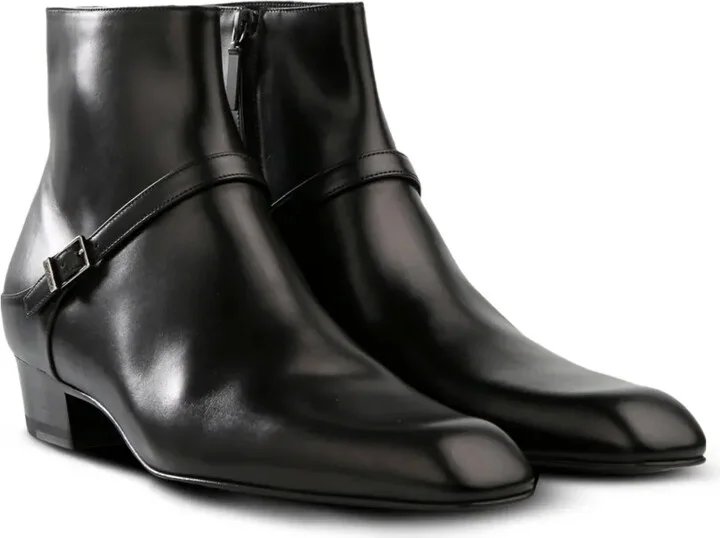 Augustin buckle-detail ankle boots - Image 2