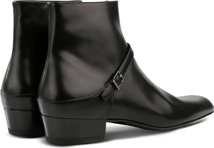 Augustin buckle-detail ankle boots - Image 3